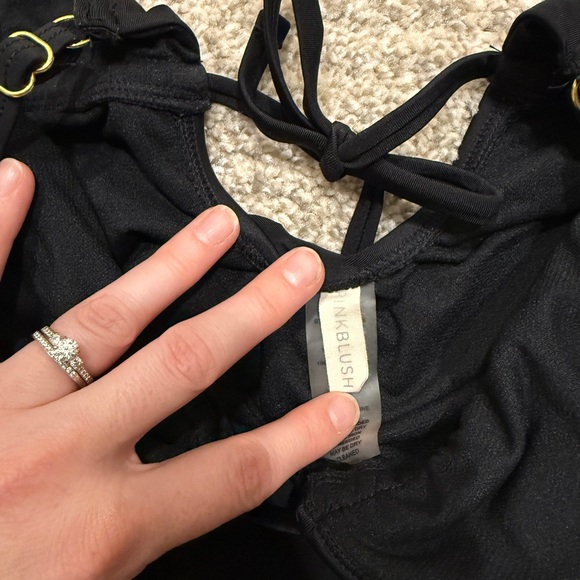 Pinkblush Black Ruffle One Piece Swimsuit - Picture 6 of 6